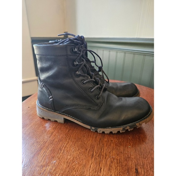 Kodiak Shoes - Kodiak Canada Womens mahone Waterproof Leather Combat Boots Black Size 9 3M